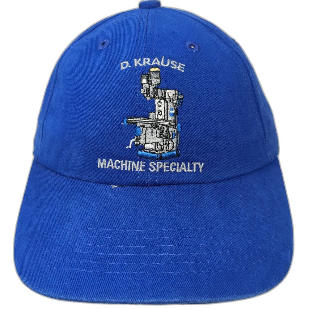 Creative Concepts Baseball Cap Blue OSFM Machine Specialty Milling Graphic Hat